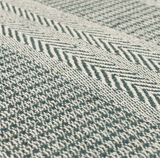 Big Herringbone Knit Cotton Throw Blanket From Abroad Modern