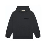 Fear of God Essentials Pull-Over Hoodie (SS22) (Black / Stretch Limo) from LacedUp
