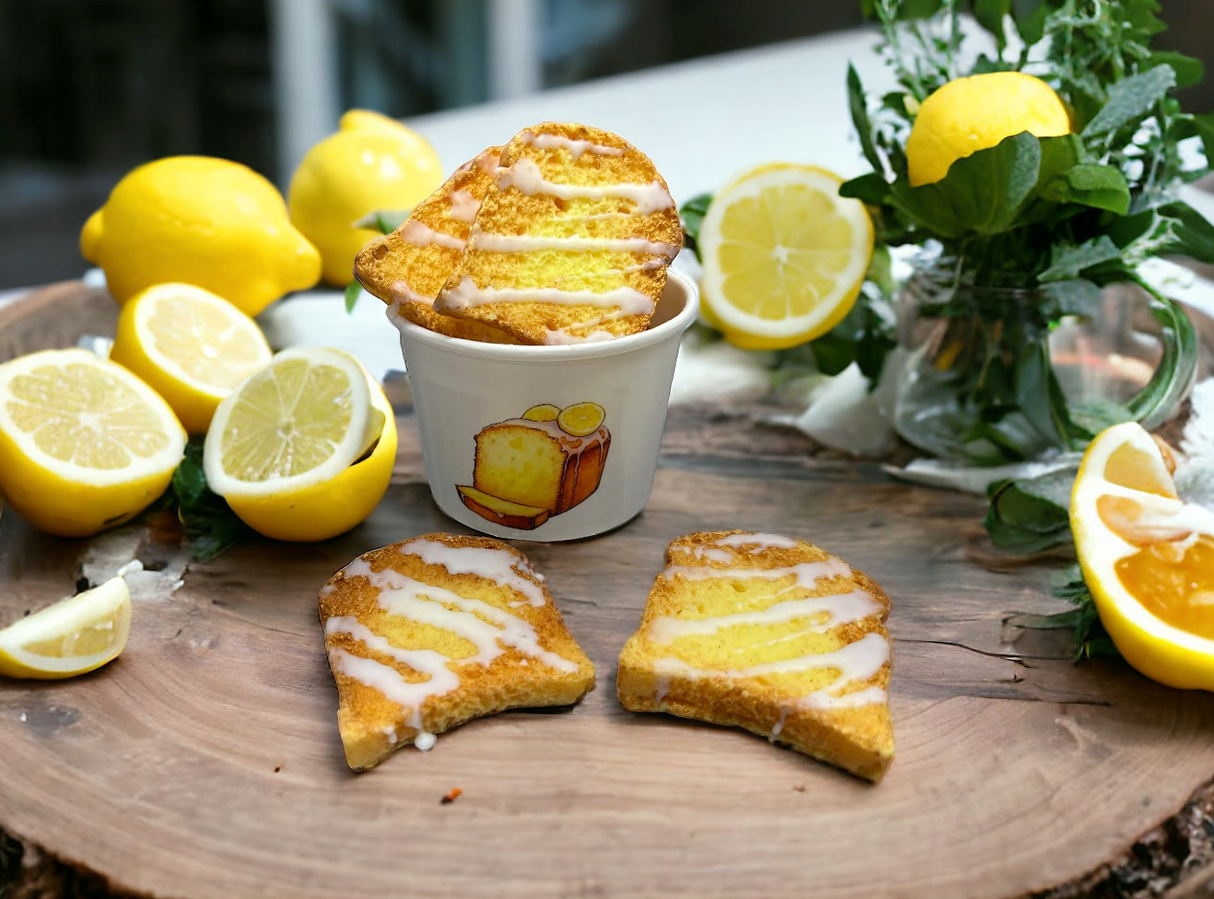 LEMON POUND CAKE slices Wax Melts | Fake Food | 5.25 oz From Eartherella Soap & Candle Co.