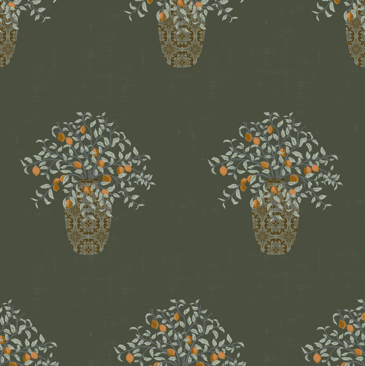 Alessa Wallpaper by The Bright Leaf Design from Loomwell Home Goods