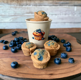 Realistic Mini BLUEBERRY MUFFINS Wax Melts | Fake Food | 5.5 oz From Eartherella Soap & Candle Co.