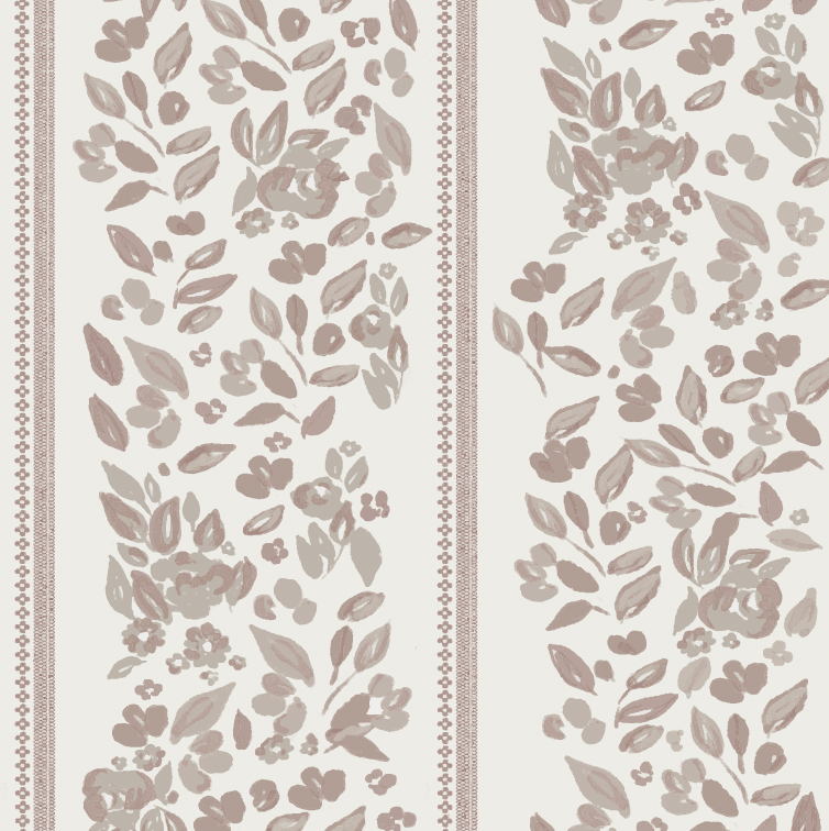 Bridget Wallpaper by Fox and Pebble from Loomwell Home Goods