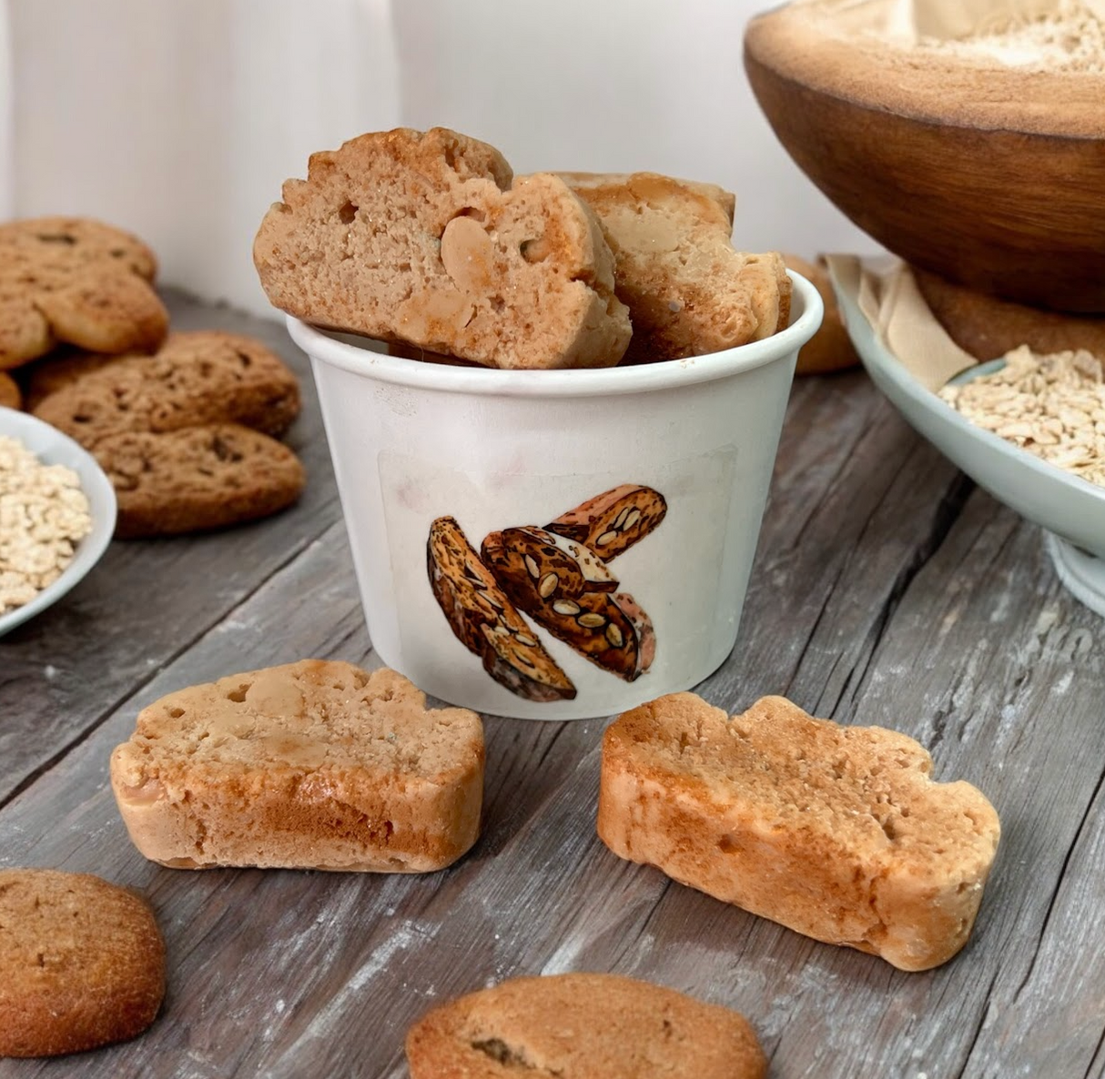 ALMOND BISCOTTI wax melts | Fake Food | 6 wax melts | 5 oz From Eartherella Soap & Candle Co.