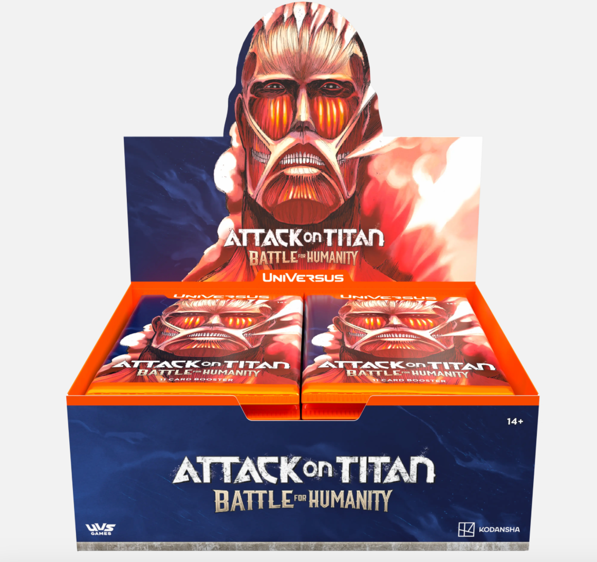 ATTACK ON TITAN: BATTLE FOR HUMANITY BOOSTER PACK from THE MIGHTY HOBBY SHOP