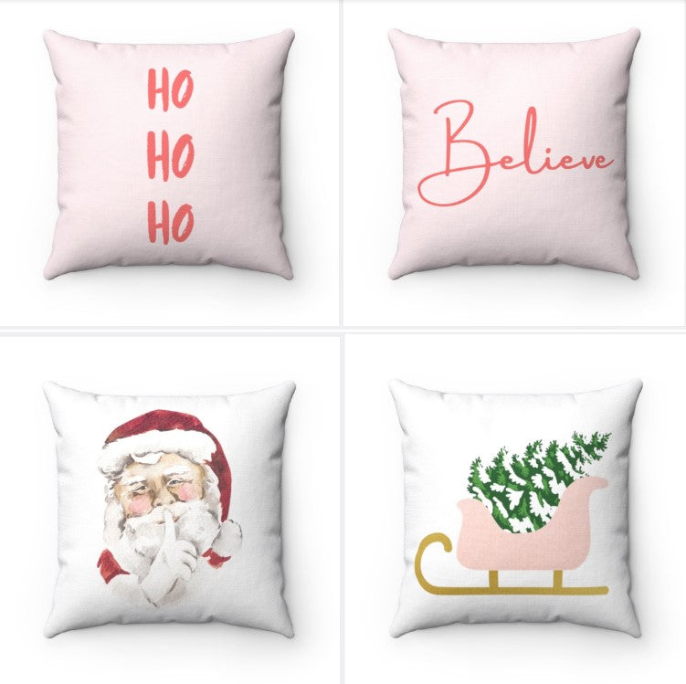 Pink Christmas Cushion Covers from Moderny