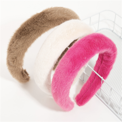 Faux Fur Headband through MARKET