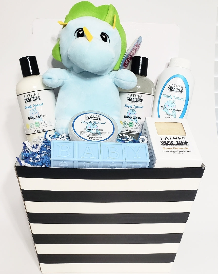 Baby Gift basket from Lather and More