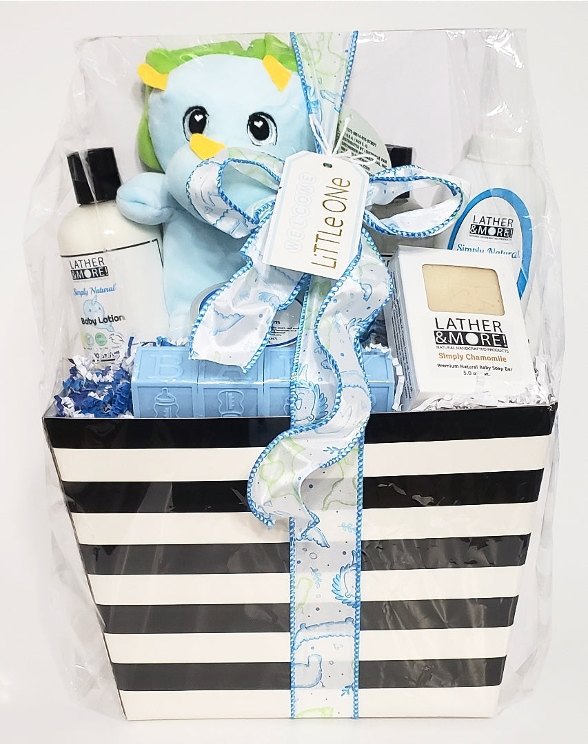 Baby Gift basket from Lather and More
