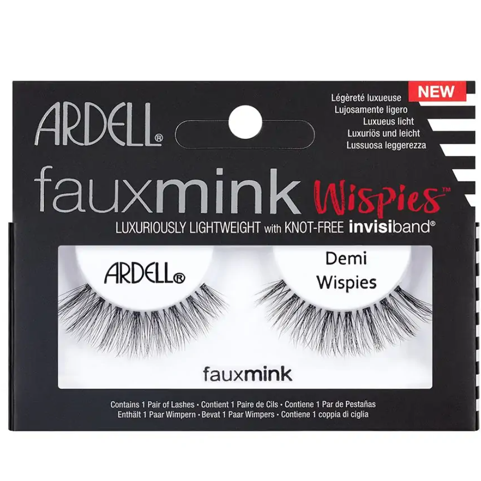 ARDELL Fauxmink Wispies, Luxuriously Lightweight With Invisiband Lashes from VIAI BEAUTY
