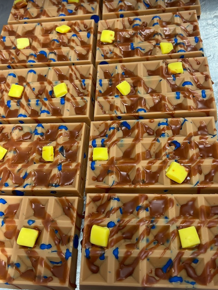Giant BLUEBERRY WAFFLES  Wax Melts | Fake Food | 2 Waffles | 7.5 oz From Eartherella Soap & Candle Co.
