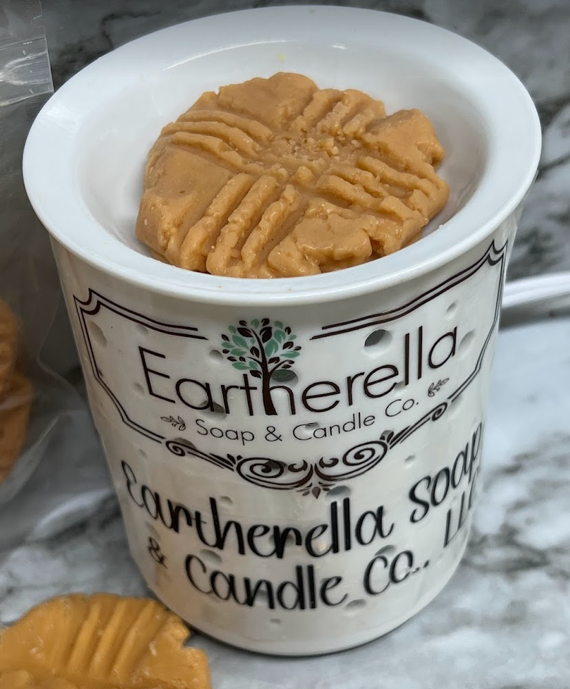 Realistic PEANUT BUTTER COOKIES Wax Melts | Wax Embeds for Candles | Fake Food From Eartherella Soap & Candle Co.