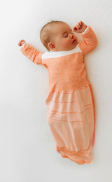 Orange Arms Out™ Long Sleeve Sleep Sack From Swaddelini