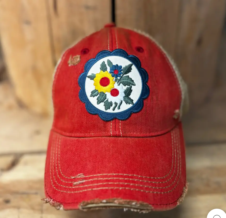 Little Flower Patch Hat from The Goat Stock
