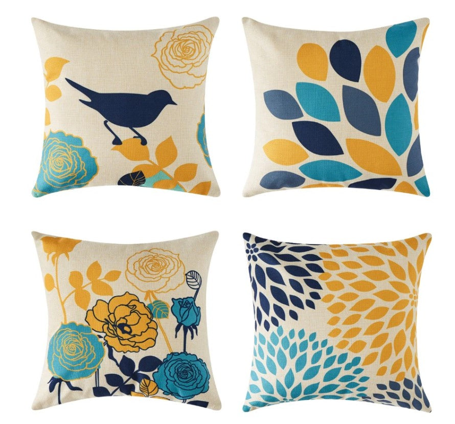 Golden Azure Cushion Covers from Moderny