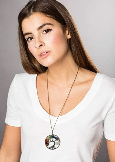 TREE OF LIFE  CHAKRAS NECKLACE from Ashlen