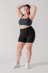 Supersculpt™ Midi Short with Pockets - Black from POPFLEX