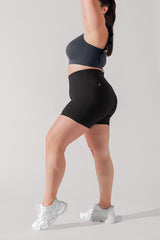 Supersculpt™ Midi Short with Pockets - Black from POPFLEX