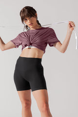 Supersculpt™ Midi Short with Pockets - Black from POPFLEX