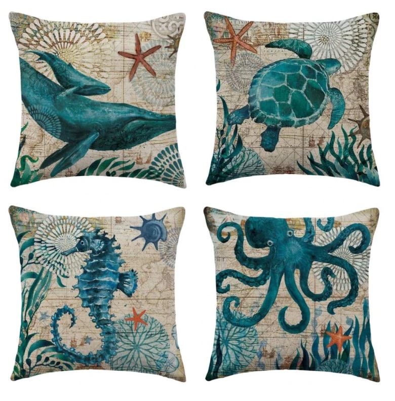 Sea Life Cushion Covers from Moderny