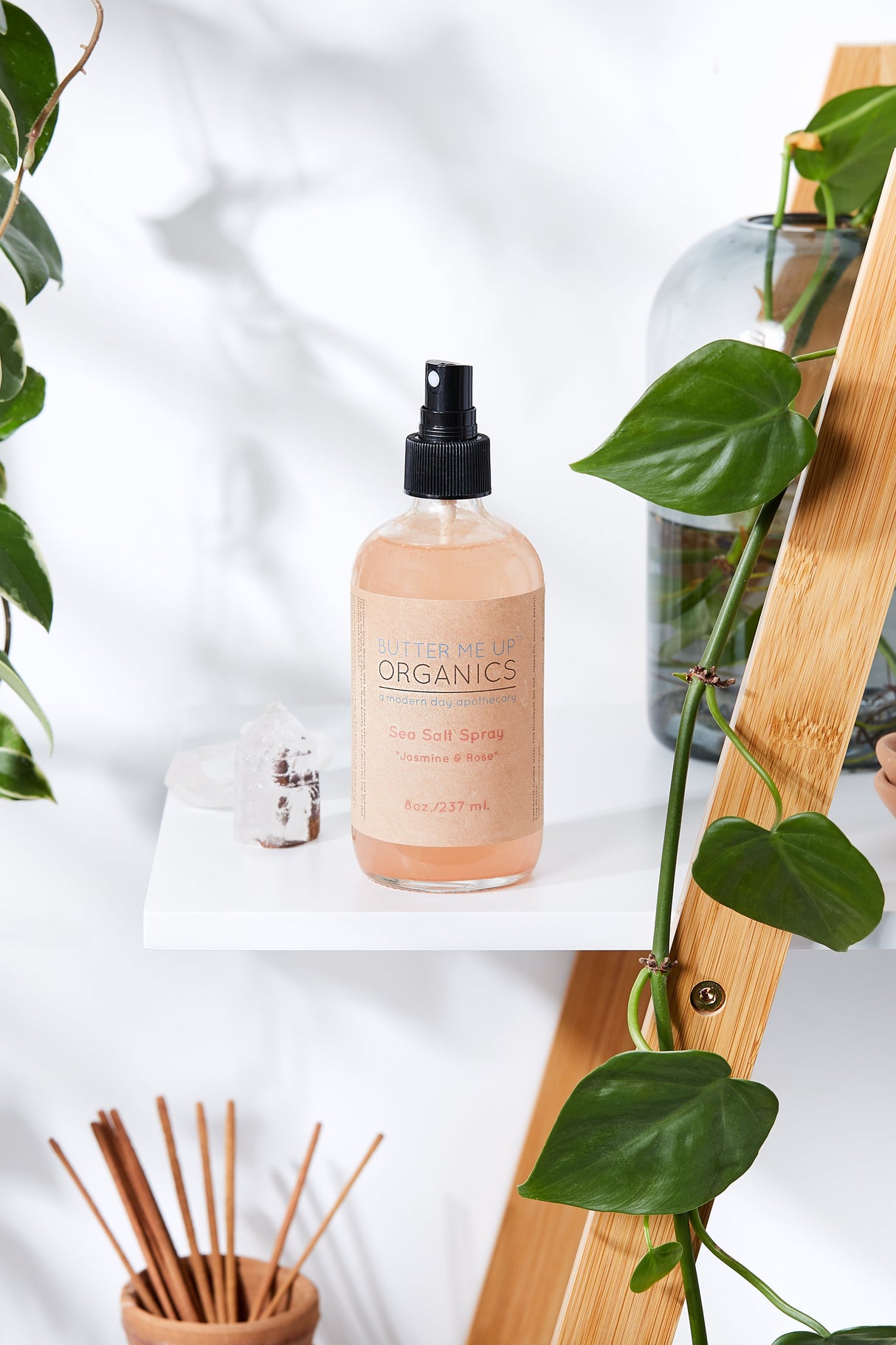 Sea Salt Spray / Pink Himilayan Salt / Hair Texturizer / Beach Waves / Natural Hair Spray / Salt Hair Spray from Butter Me Up Organics