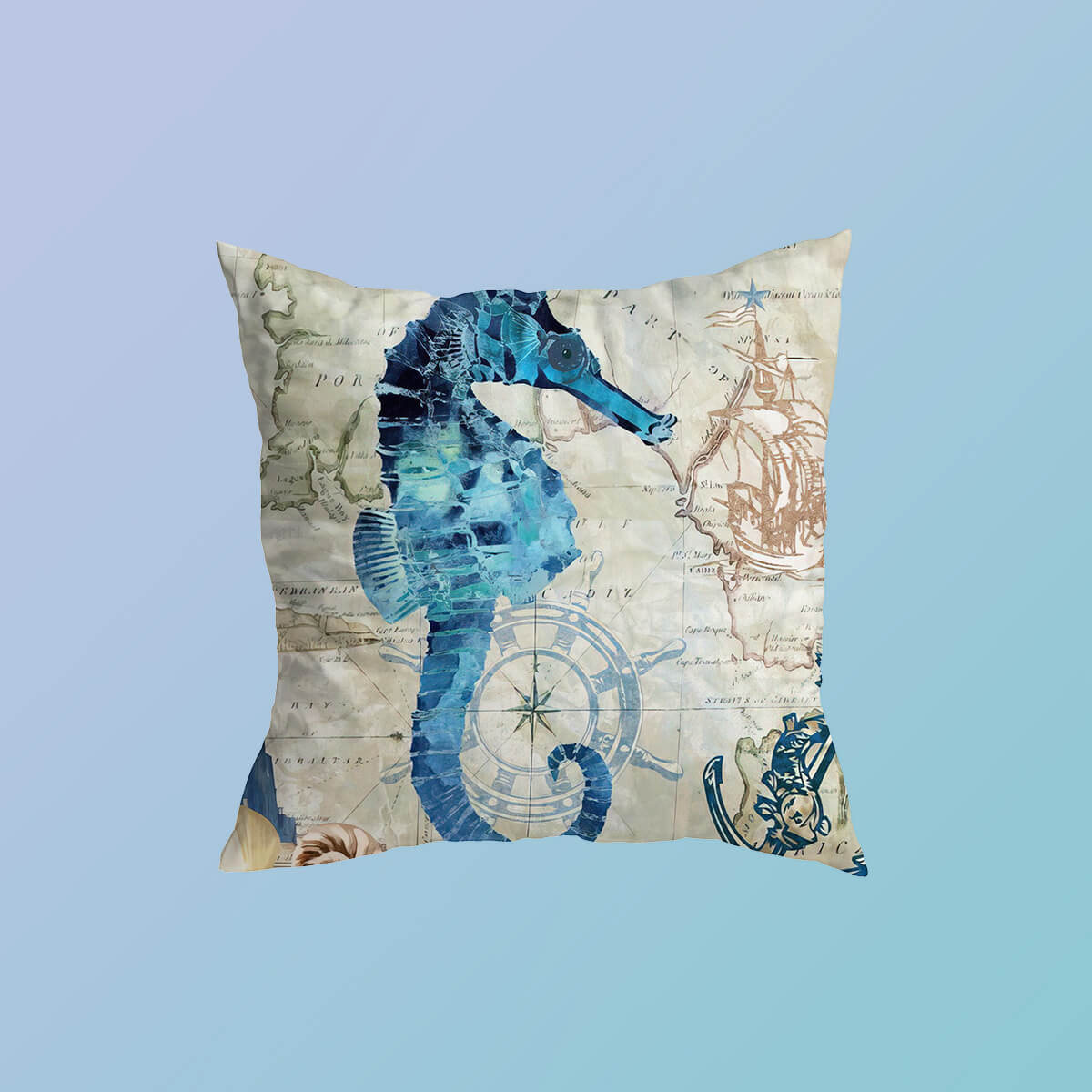 Atlantic Ocean Life Cushion Covers from Moderny
