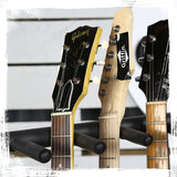 Five Guitar Rack Stand by GRIFFIN - Holder for 5 Guitars & Folds Up For Transport Neoprene Padding from GeekStands