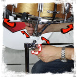 Extended Height Snare Drum Stand by GRIFFIN - Tall Adjustable Height Snare Stand For Practice Pad from GeekStands