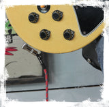 20 Foot Guitar Cords (16-Pack) by FAT TOAD - Right-Angle to Straight-End Instrument Cable with Tweed Cloth Jacket - 20FT 1/4-Inch TS Jack for Electric Guitar, Bass & Amp - Shielded 24 AWG Patch Conductor from GeekStands.com