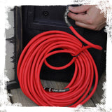 Male Jack Speaker Cables (2 Pack) (1/4" to 1/4) by FAT TOAD - 25ft Professional Pro Audio Red DJ from GeekStands