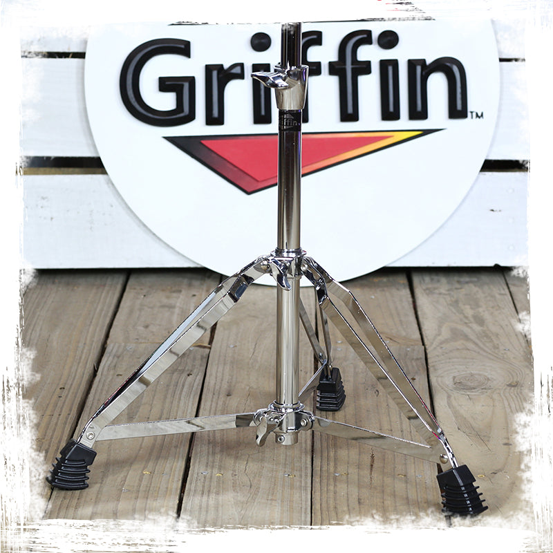 Extended Height Snare Drum Stand by GRIFFIN - Tall Adjustable Height Snare Stand For Practice Pad from GeekStands