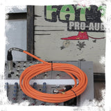 24 PACK - Right Angled Guitar Cables by FAT TOAD | Instrument Cords 20FT 1/4 Quarter Inch Straight-End 24GA Wires for Electric Guitar Pedal, Bass, Keyboards, Speaker Amplifier & Audio Studio Recording from GeekStands.com