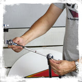 Cymbal Boom Stands (4 PACK) by GRIFFIN - Chrome Drum Kit Hardware Set with Double-Braced Tripod Legs - Counterweight Adapter for Mounting Heavy-Duty Crash, Ride & Splash Cymbals Cymbals from GeekStands.com