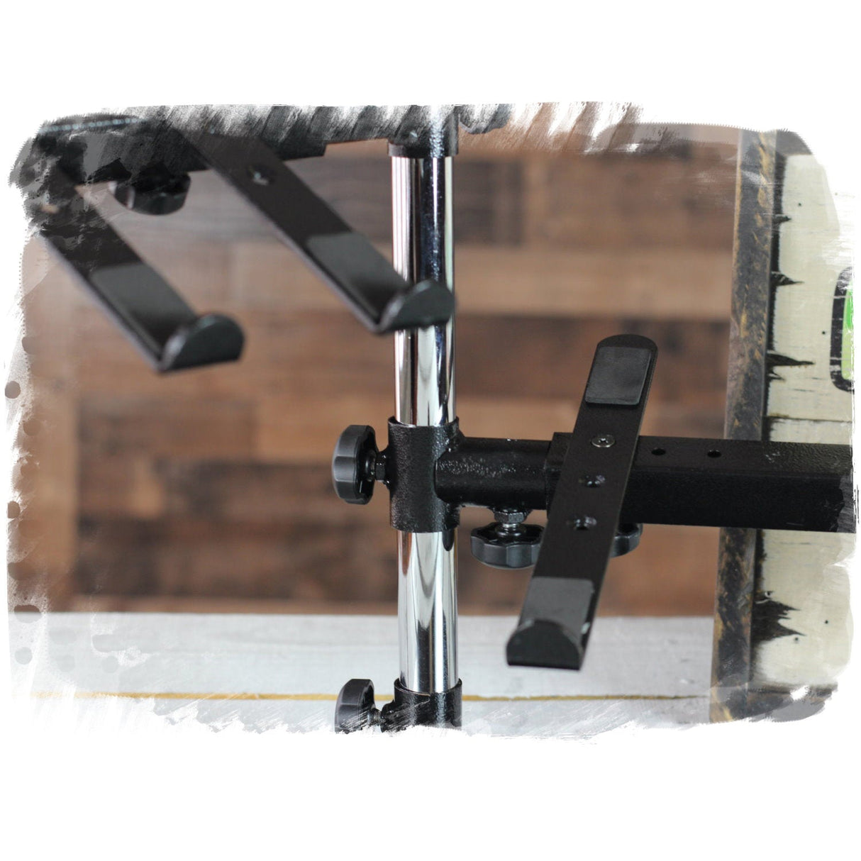 Double DJ Laptop Stand by FAT TOAD - 2 Tier PC Table Holder - Portable Computer Clamp Equipment Rack from GeekStands