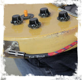 20 Foot Guitar Cords (16-Pack) by FAT TOAD - Right-Angle to Straight-End Instrument Cable with Tweed Cloth Jacket - 20FT 1/4-Inch TS Jack for Electric Guitar, Bass & Amp - Shielded 24 AWG Patch Conductor from GeekStands.com