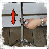Extended Height Snare Drum Stand by GRIFFIN - Tall Adjustable Height Snare Stand For Practice Pad from GeekStands