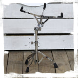 Snare Drum Stand (2-Pack) by GRIFFIN - Chrome Double-Braced Lightweight Mount for Snares, Tom Drums & Practice Pads - Slip-Proof Gear Tilter & Clamp-Style Basket Holder from GeekStands.com