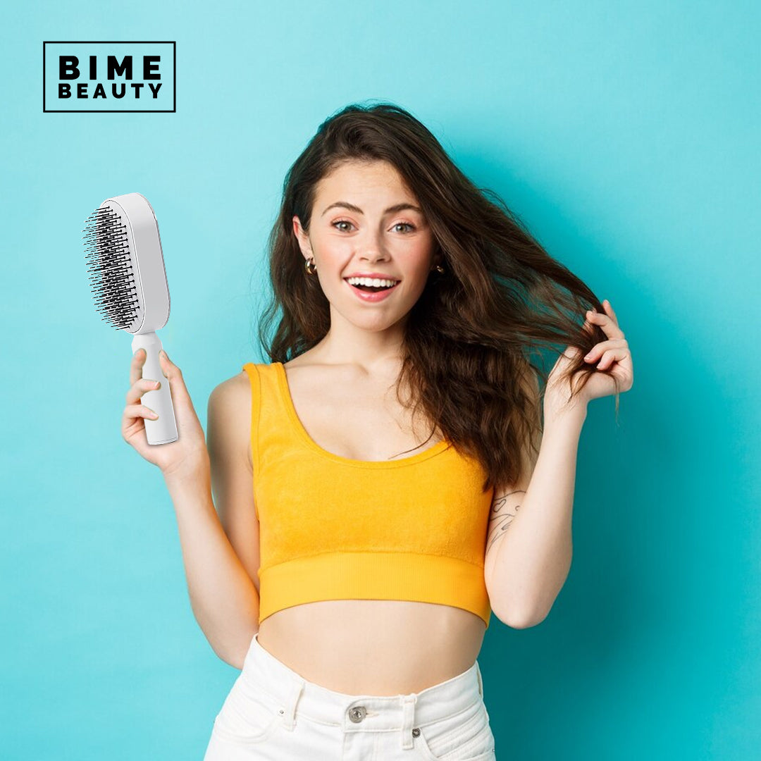 Self-Cleaning Hair Brush From BimeBeauty