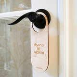 Self Care Sign | Yoga Door Hanger from Mache