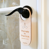 Self Care Sign | Therapy Door Hanger from Mache