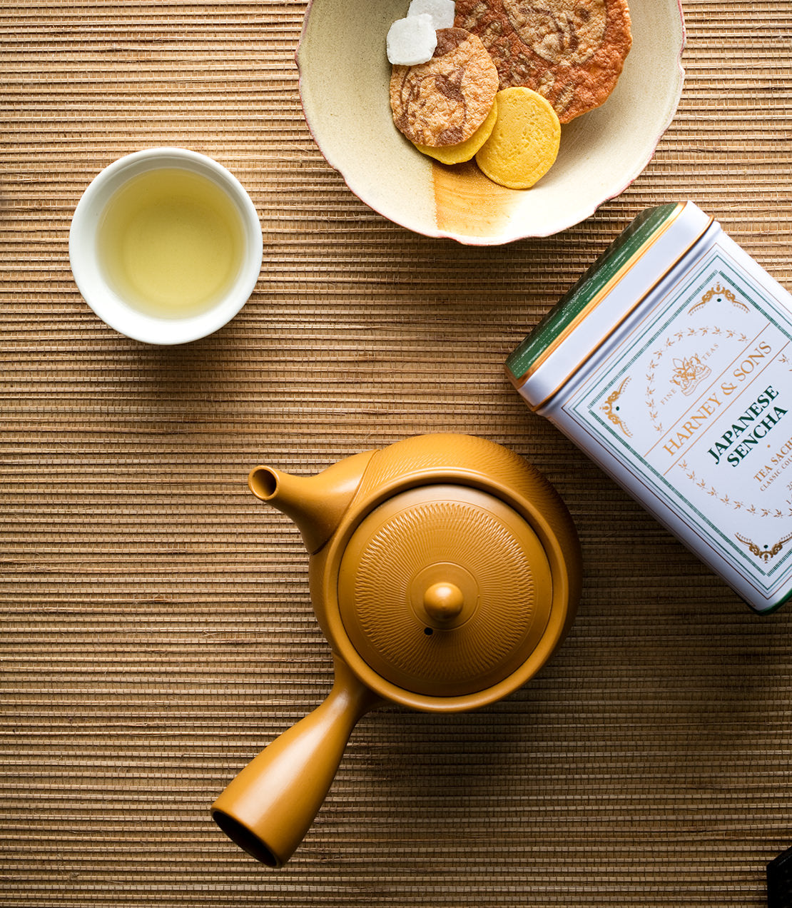 Japanese Sencha, Classic Tin of 20 Sachets from Harney & Sons Fine Teas