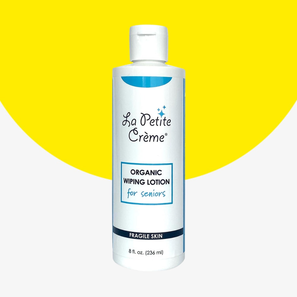 Organic Wiping Lotion for Seniors from La Petite Creme