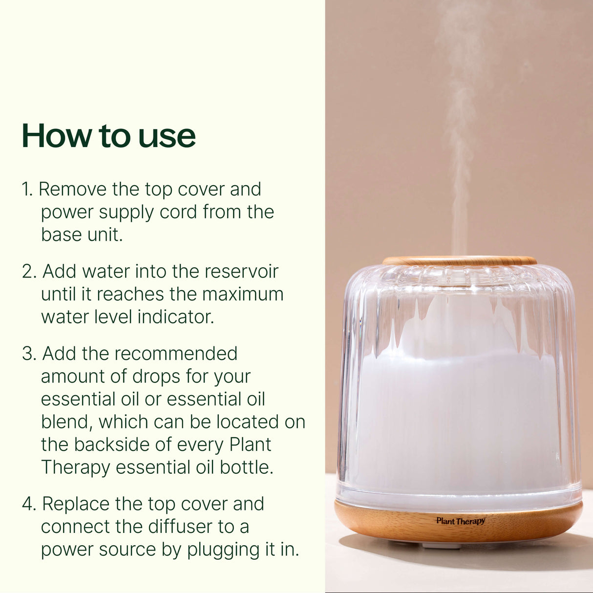 Serenity Glass Diffuser from Plant Therapy