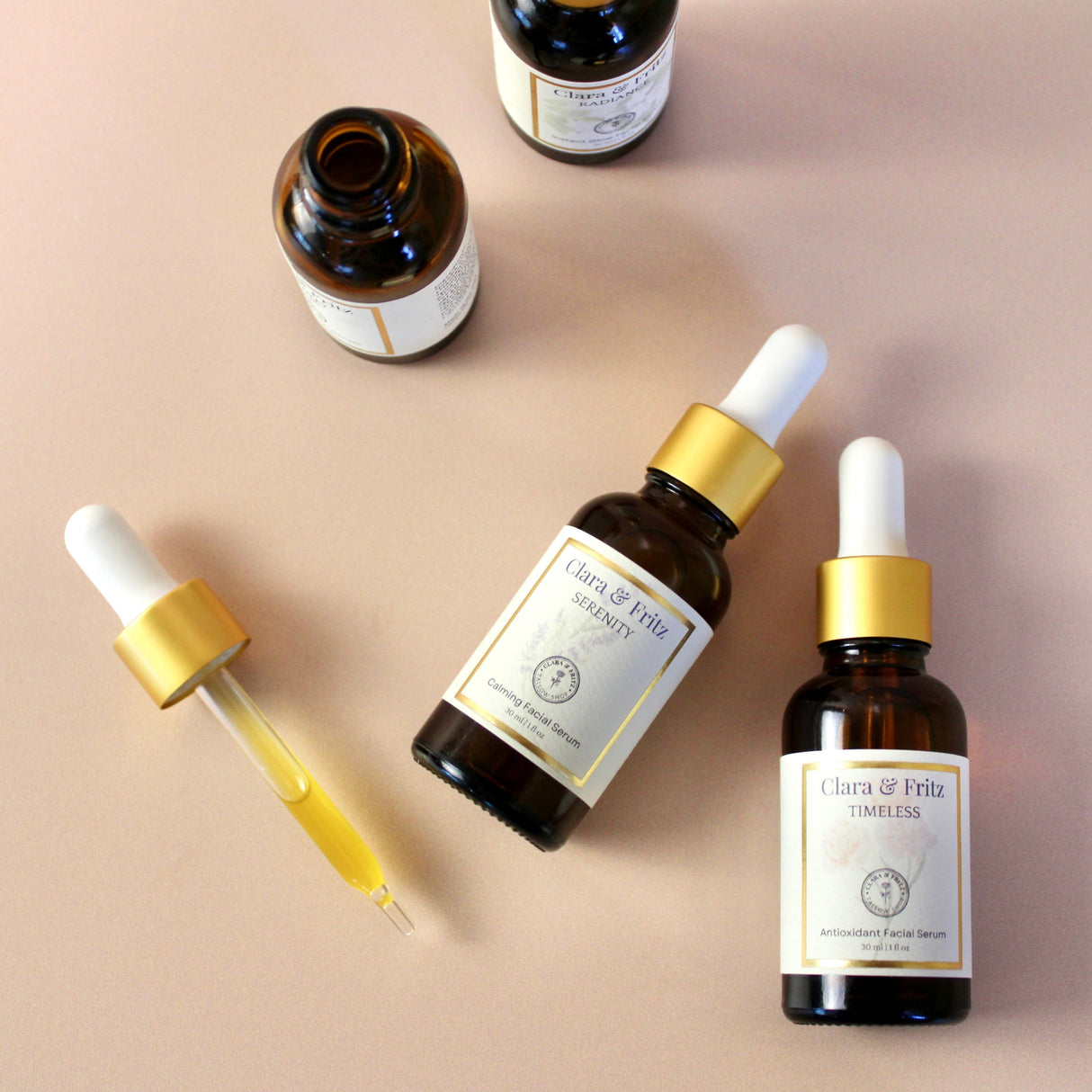 The Serum Trio from Clara & Fritz Tallow Shop