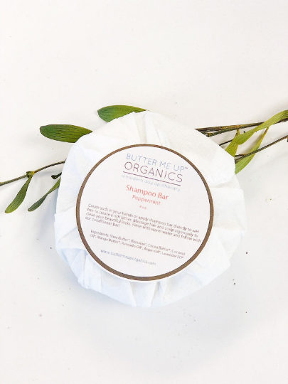 Organic Shampoo Bar / SLS FREE / Natural Shampoo / Clean Beauty / Organic Skincare / Zero Waste Shampoo Bar from Butter Me Up Organics