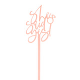 She Said Yes! Drink Stirrers, Set of 12 from The Cotton & Canvas Co.