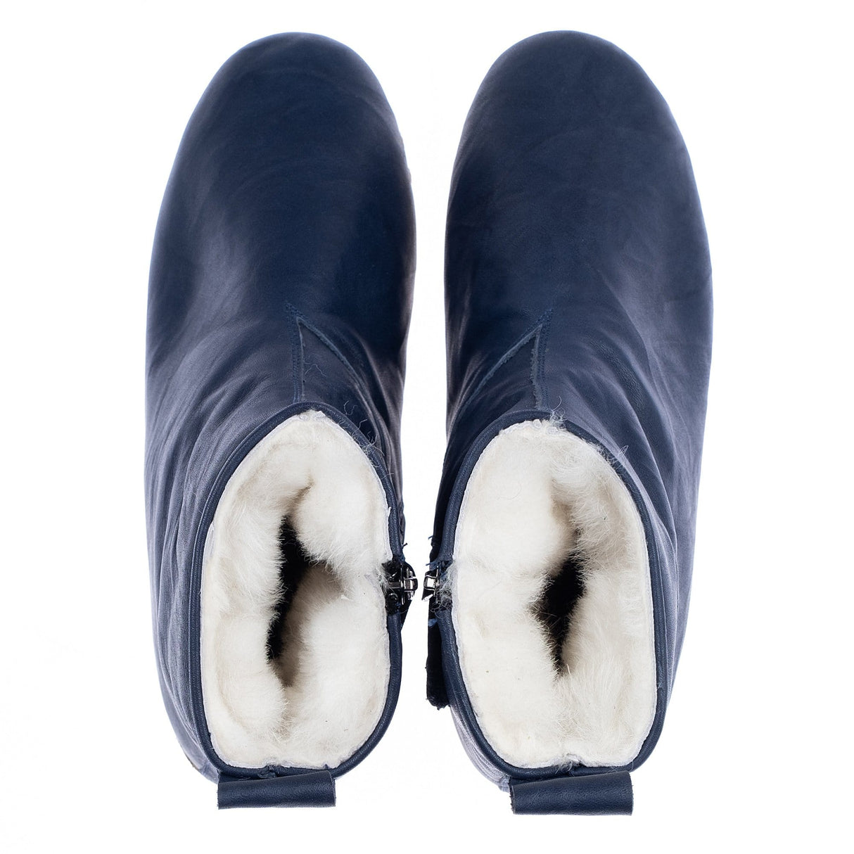 Men's Navy Boots From Atlantis Handmade Shoes