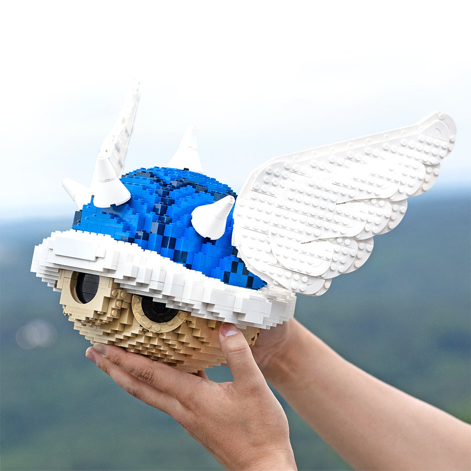 Life-Sized Blue Shell from Bricker Builds