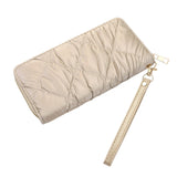 Shiny Faux Leather Padded Wallet with Wristlet  from Madeline Love