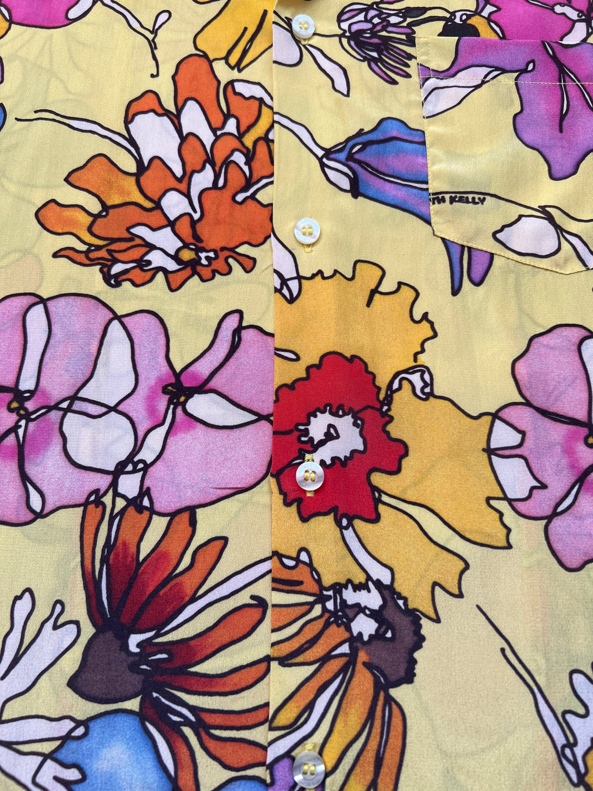 Full Bloom Silk Shirt from KeithKelly
