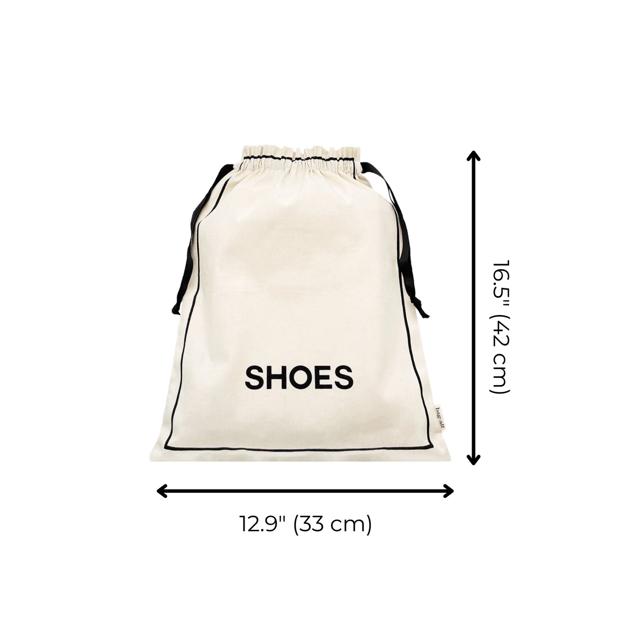 Couture Shoe Travel Bag, Cream From Bag-all